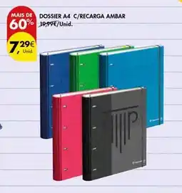 Pingo Doce Ambar - dossier a4 c/recarga promoção