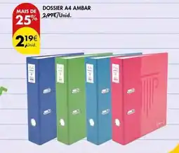 Pingo Doce Ambar - dossier a4 promoção