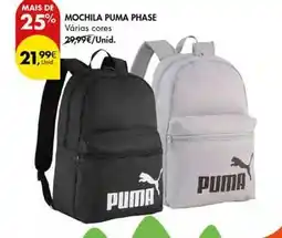 Pingo Doce Puma - mochila promoção