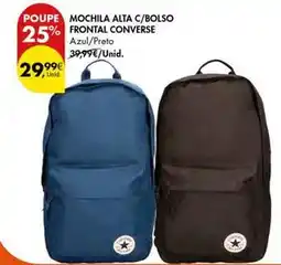 Pingo Doce Converse - mochila c/bolso frontal promoção
