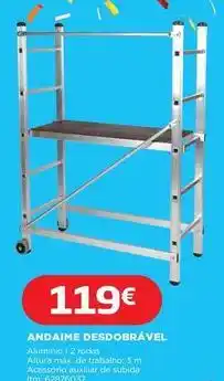 Bricomarché Andaime desdobravel promoção