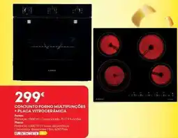 Bricomarché Jocel - conjunto forno multifunções + placa vitroceramica promoção
