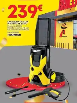 Bricomarché Karcher - lavadora de alta pressao k basic promoção