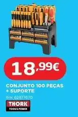 Conjunto 100 peças + supporte
