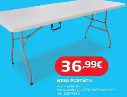 Bricomarché Mesa portátil promoção