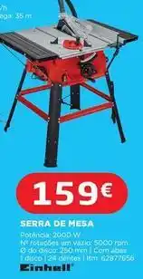 Bricomarché Serra de mesa promoção