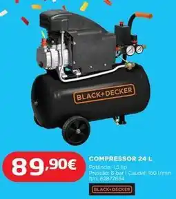 Bricomarché Black & decker - compressor 24 l promoção