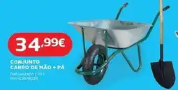 Bricomarché Conjunto carro de mao + pá promoção