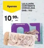Continente Bom dia Continente - lula limpa congelada promoção
