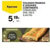 Continente Bom dia Continente - folhado frango e legumes promoção