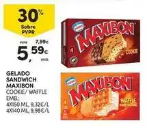 Continente Bom dia Maxibon - gelado sandwich promoção