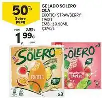 Continente Bom dia Olá - gelado solero promoção