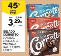 Continente Bom dia Cornetto - gelado promoção