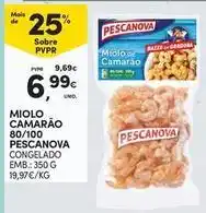 Continente Bom dia Pescanova - miolo camarão 80/100 promoção