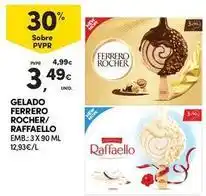 Continente Bom dia Ferrero rocher - gelado rocher/ raffaello promoção