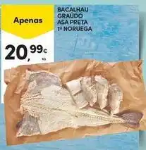 Continente Bom dia Bacalhau graudo asa preta 1 noruega promoção