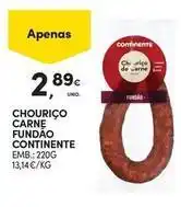 Continente Bom dia Continente - chouriço carne promoção