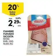 Continente Bom dia Fiambre fumado promoção