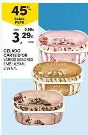 Continente Bom dia Carte d'or - gelado promoção