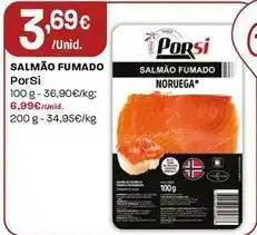 Intermarché Porsi - salmão fumado promoção