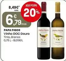 Intermarché Papa figos - vinho doc douro promoção