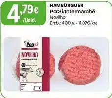 Intermarché Porsi/intermarche - hambúrguer promoção