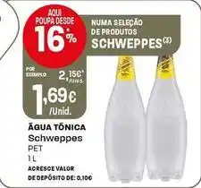 Intermarché Schweppes - água tônica promoção