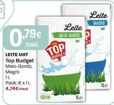 Intermarché Top budget - leite uht promoção