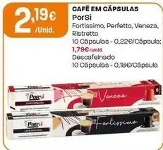 Intermarché Porsi - café em cápsulas promoção