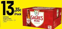 Intermarché Sagres mini - cerveja promoção