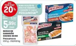 Intermarché Pescanova - miolo de camaro cozido 40/60 promoção