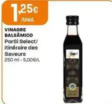 Intermarché Porsi select - vinagre balsamico promoção