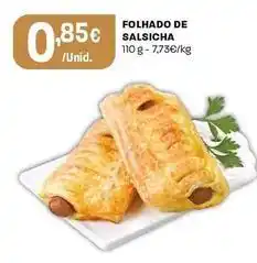 Intermarché Folhado de salsicha promoção
