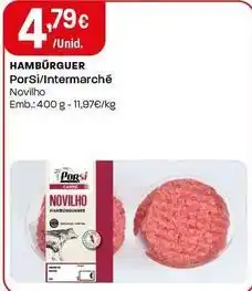 Intermarché Porsi - hamburger promoção