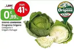 Intermarché Programa origens - couve-lombarda promoção