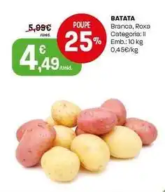 Intermarché Batata promoção
