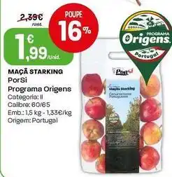 Intermarché Porsi - maçã starking promoção