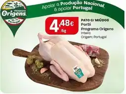 Intermarché Porsi programa origens - pato c/mudos promoção