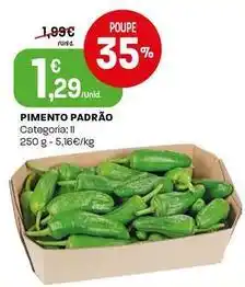 Intermarché Pimento padrão promoção