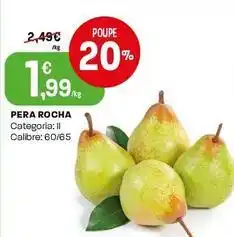 Intermarché Pera rocha promoção
