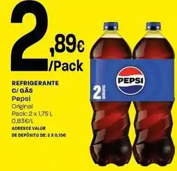 Intermarché Pepsi - refrigerante c/ gas promoção