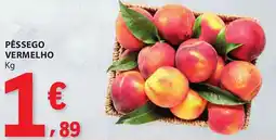 E.Leclerc Pêssego vermelho promoção