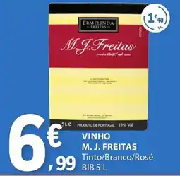 E.Leclerc M. J. Freitas Tinto/Branco/Rosé promoção