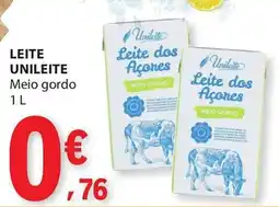 E.Leclerc Leite unileite meio gordo promoção