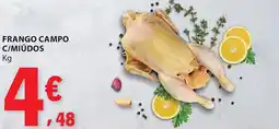 E.Leclerc Frango campo c/miúdos promoção