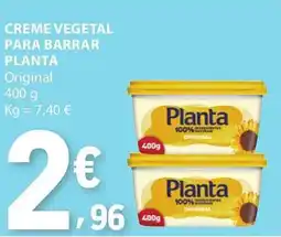 E.Leclerc Creme vegetal para barrar planta original promoção