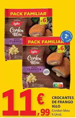 E.Leclerc Crocantes de frango iglo cordon bleu promoção
