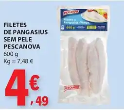 E.Leclerc filetes de pangasius sem pele pescanova promoção