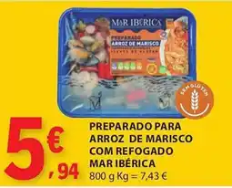 E.Leclerc Preparado para arroz de marisco com refogado mar ibérica promoção