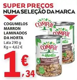 E.Leclerc Cogumelos marron laminados da horta promoção